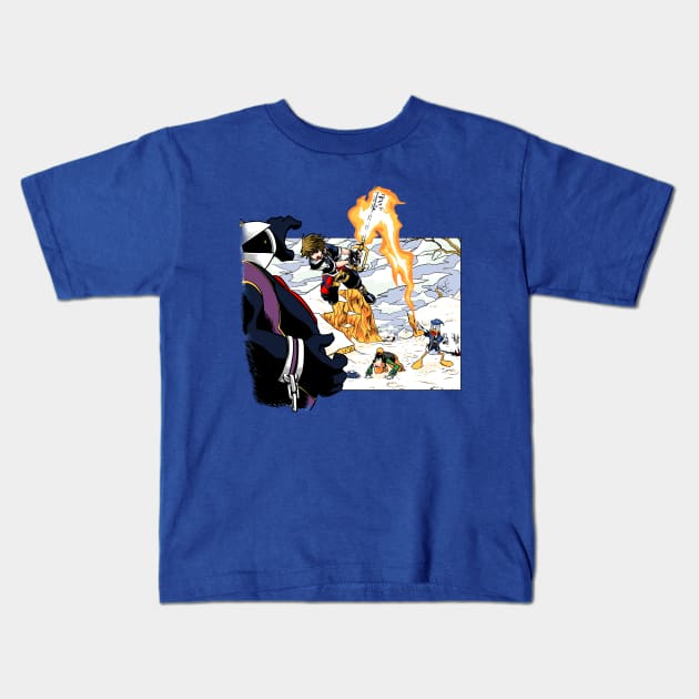 Chrono hearts Kids T-Shirt by CoinboxTees